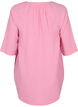 3/4 sleeve tunic in cotton, Rosebloom, Packshot image number 1