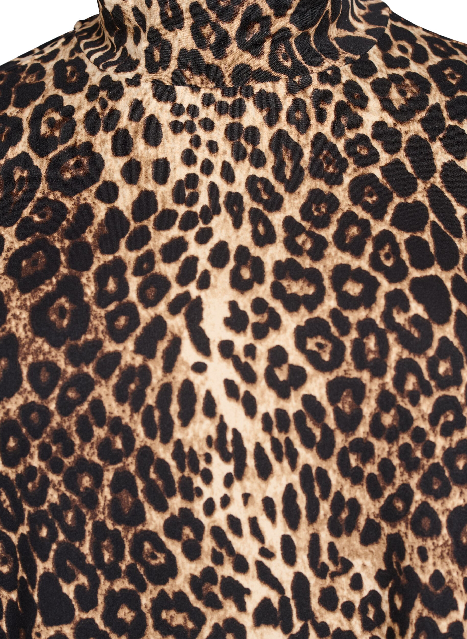 Zizzifashion FLASH - Long sleeve blouse with turtleneck, Black, Packshot image number 2