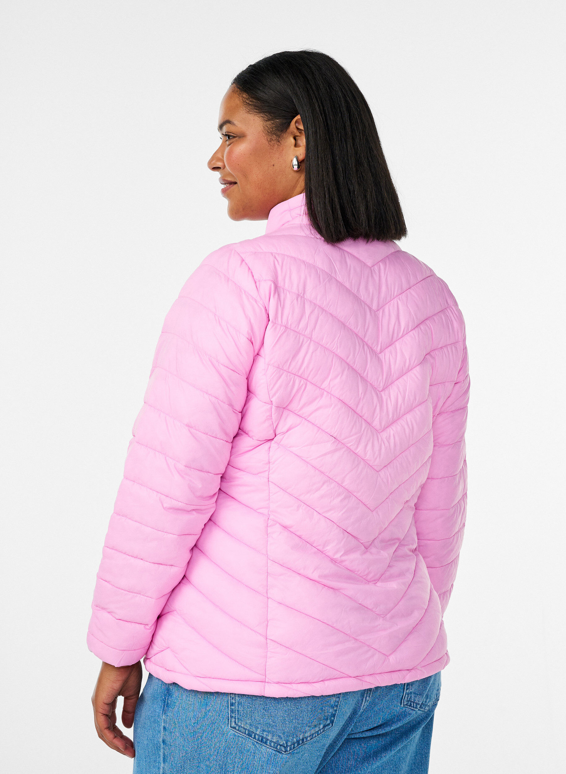 ZizzifashionLightweight jacket with pockets, Pink, Model image number 2
