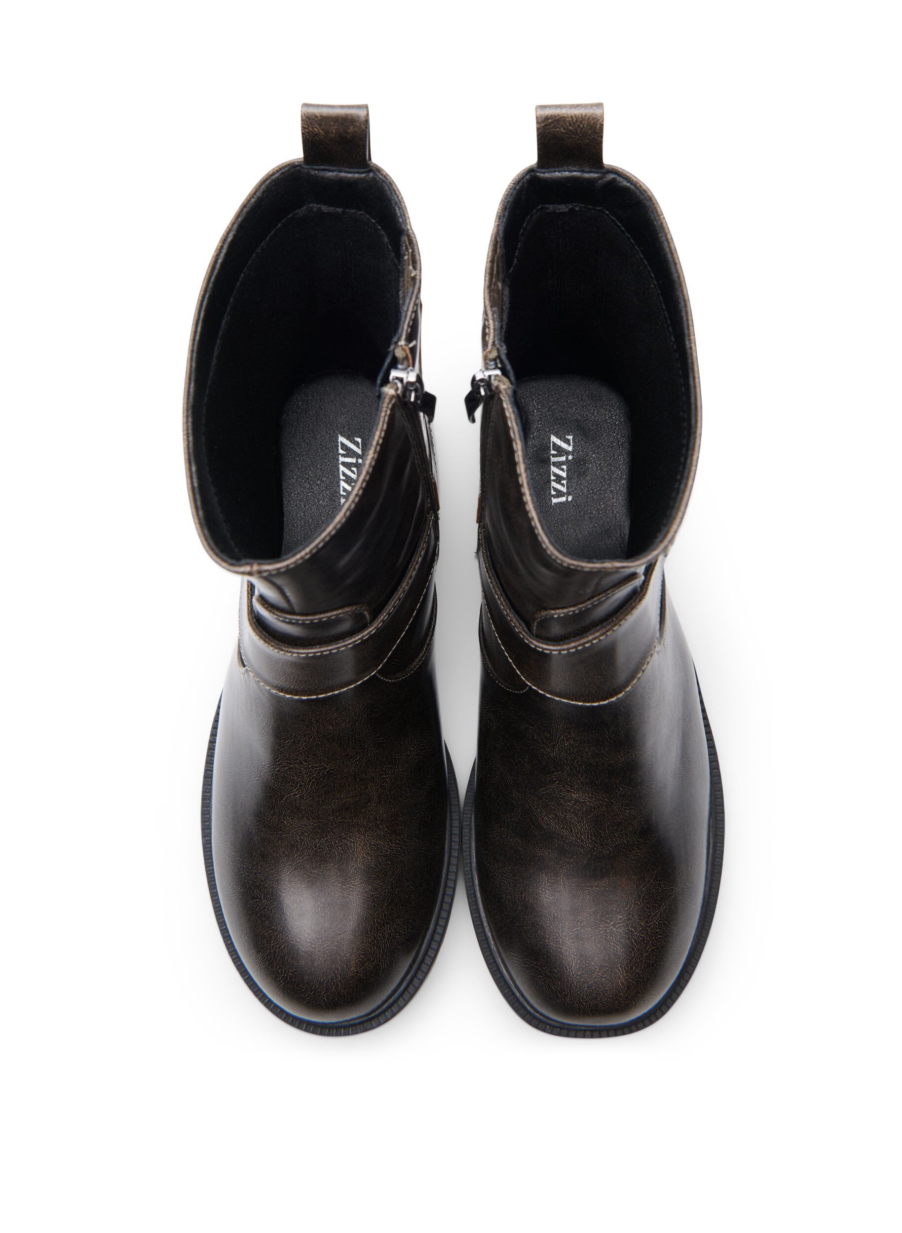 ZizzifashionShort biker boot, Brown, Packshot image number 2