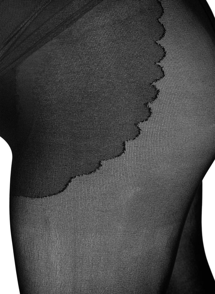 Pregnancy tights in 100 denier, Black, Packshot image number 2