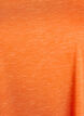 Loose workout t-shirt with short sleeves, Coral, Packshot image number 2