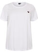 T-shirt with motif, White, Packshot image number 0