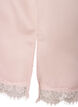 Long satin top with lace edges, 9990, Packshot image number 3