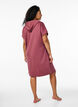 Short sleeve sweat dress in modal mix, Brown, Model image number 2