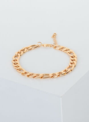 Gold-coloured bracelet, Gold Metal, Packshot image number 1
