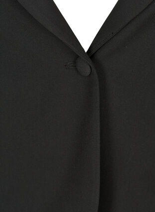 Classic blazer with shoulder pads, Black, Packshot image number 2
