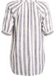 Cotton tunic with a V-neck, Blue, Packshot image number 1