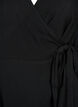 Viscose blouse with wrap, Black, Packshot image number 2