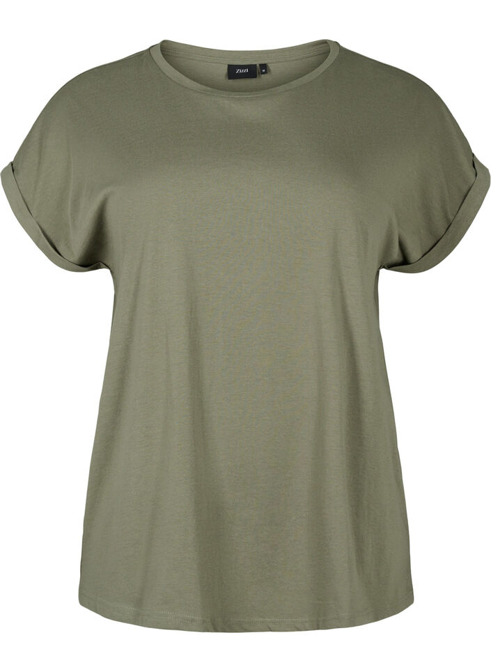 2-pack short-sleeved t-shirts, Green, Packshot image number 2
