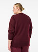 Fine-knit cardigan with round neck, Red, Model image number 2