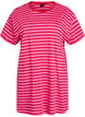 Long striped night T-shirt, Pink, Packshot image number 0