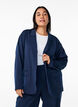 Open blazer with pockets, Blue, Model image number 0