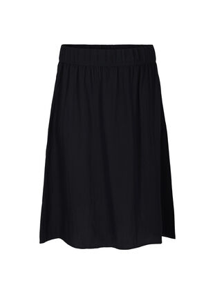 Loose viscose skirt, Black, Packshot image number 0