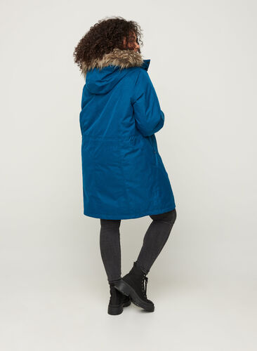 Waterproof winter jacket with a hood, Poseidon, Model image number 1