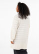 Long knitted cardigan with a lace pattern, Birch Mel., Model image number 1