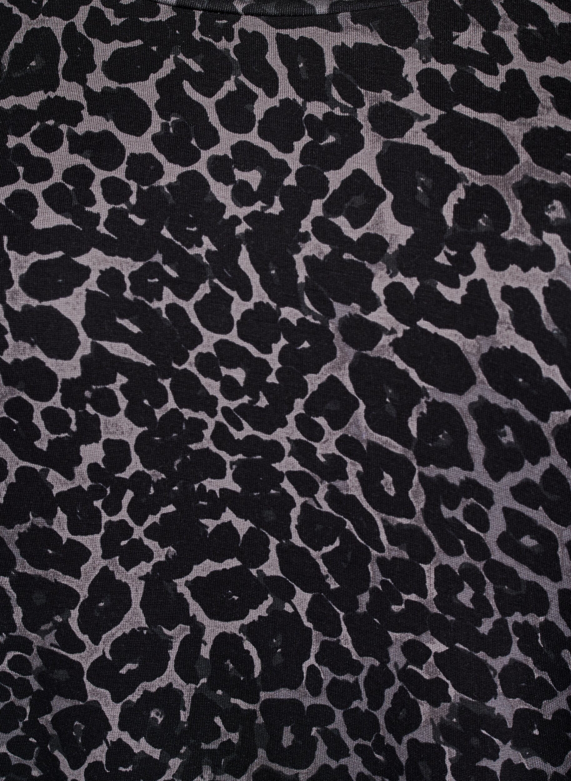 Zizzifashion T-shirt with TENCEL&trade; Lyocell and leopard print, Grey, Packshot image number 2