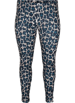 Long leggings with leopard print, Leopard, Packshot image number 0
