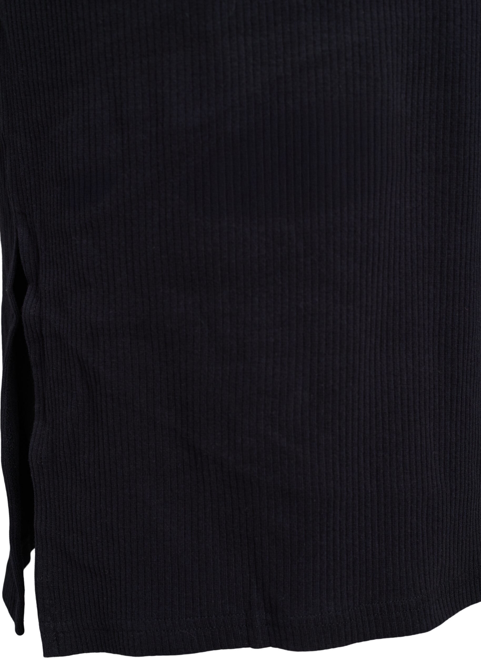 Zizzifashion Maxi dress in jersey with short sleeves, Black, Packshot image number 3