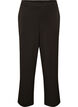 High-waisted tailored trousers with straight fit, Black, Packshot image number 0