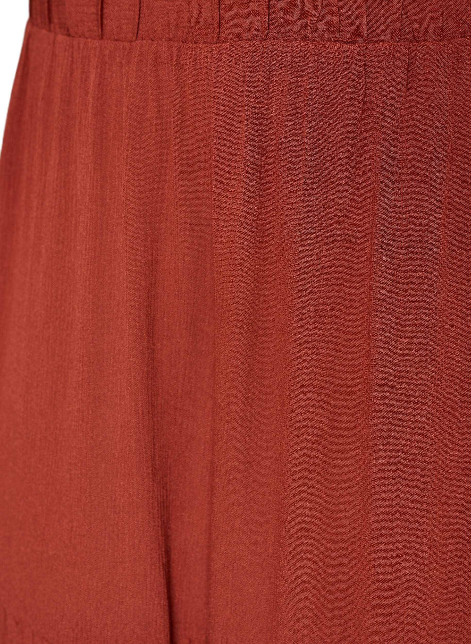 Zizzifashion Long skirt with elasticated waist, Red, Packshot image number 2