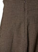 Small check A-line skirt, Brown, Packshot image number 3