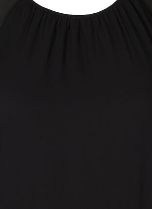 Tunic with 3/4-length sleeves, Black, Packshot image number 2