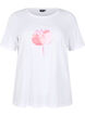 FLASH - T-shirt with motif, White, Packshot image number 0