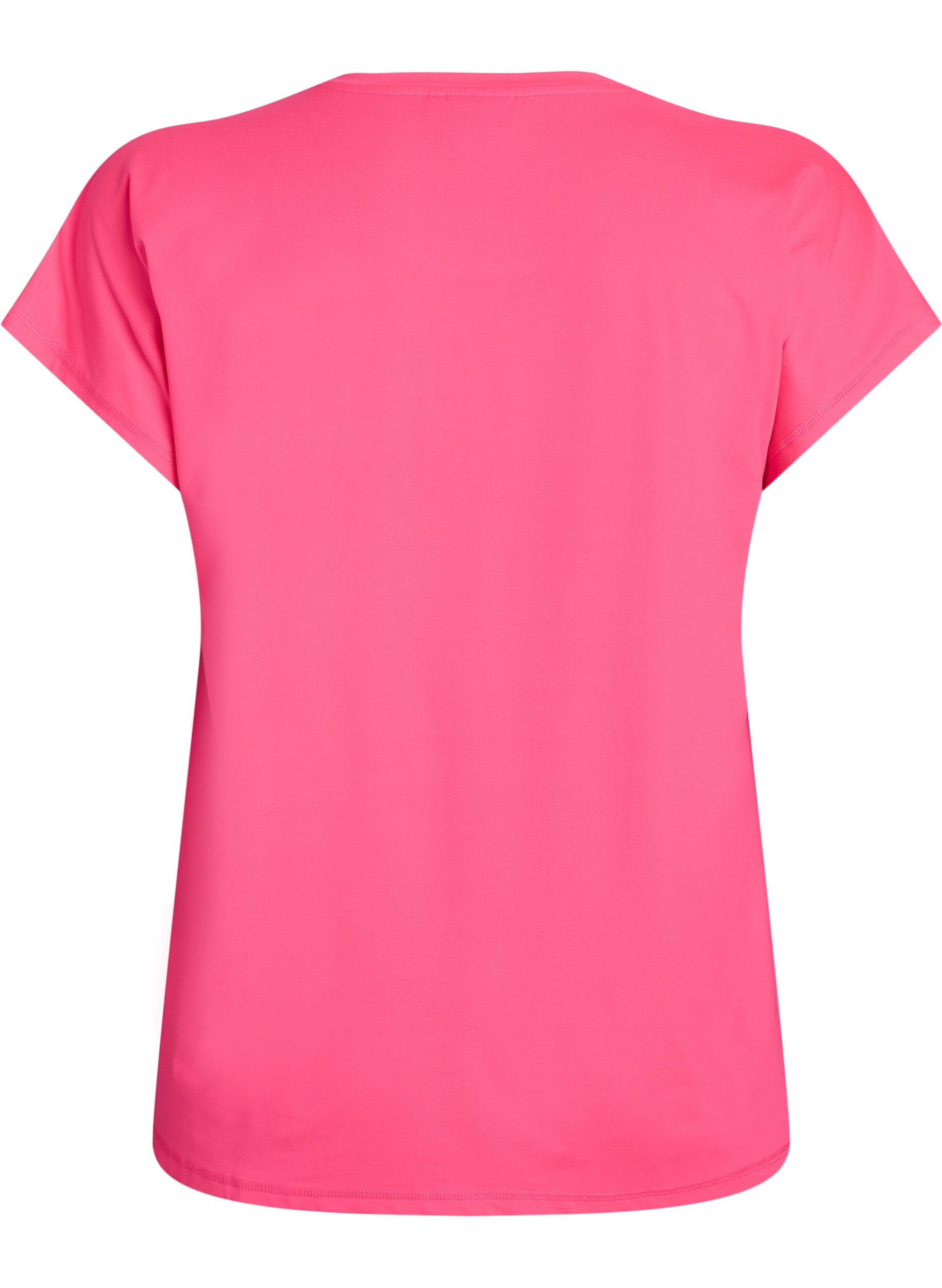 Zizzifashion Solid-coloured training T-shirt, Pink, Packshot image number 1