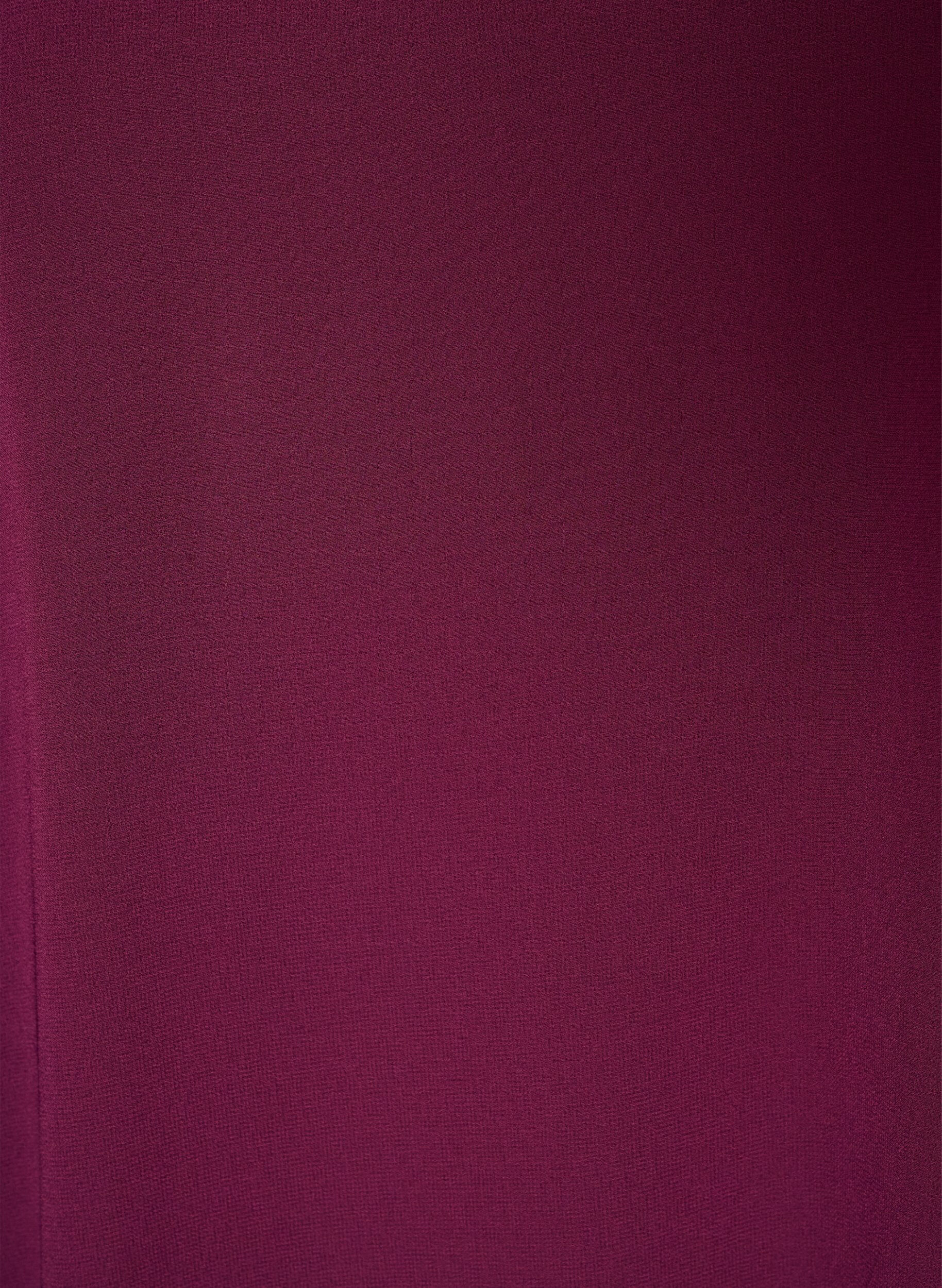 ZizzifashionShort chiffon dress with V-neck, Purple, Packshot image number 2