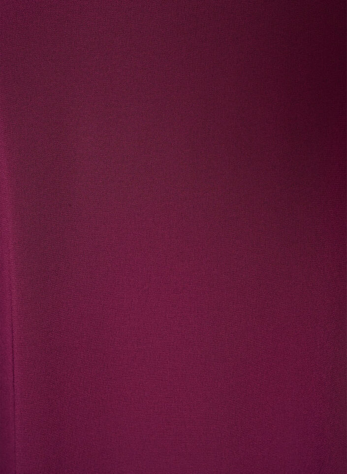 Short chiffon dress with V-neck, Purple, Packshot image number 2