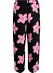 Loose viscose pants with print, Black, Packshot image number 1