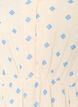 Printed cotton dress with an elasticated waist, Beige, Packshot image number 2