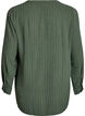 Pinstripe shirt blouse, Green, Packshot image number 1