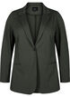Simple blazer with button closure, Green, Packshot image number 0