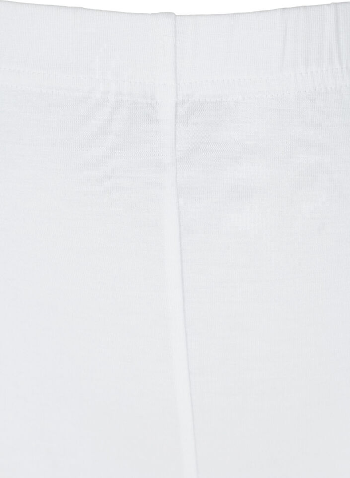 3/4 length basic leggings, Bright White, Packshot image number 2