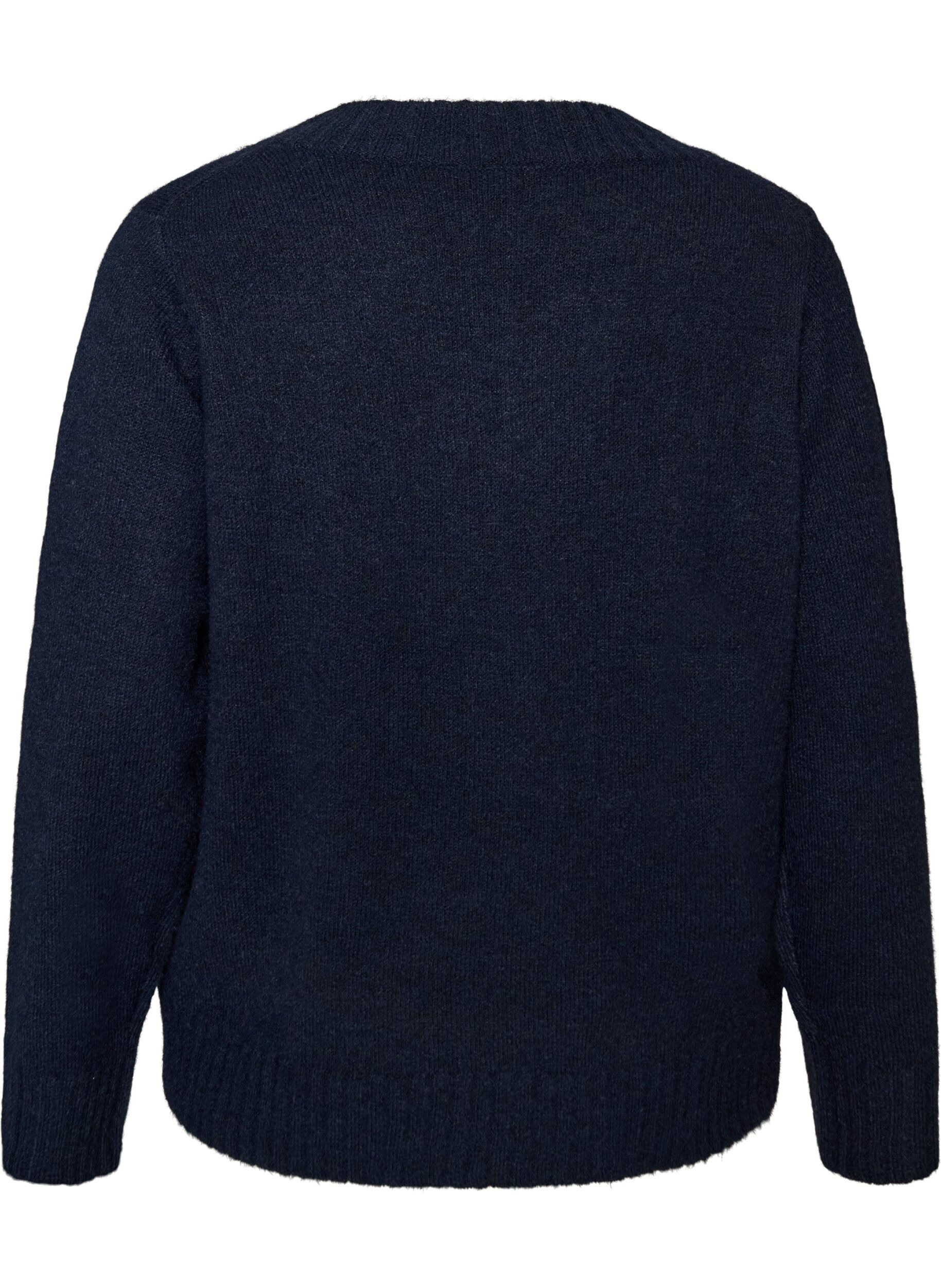 ZizzifashionV-neck jumper, Blue, Packshot image number 1