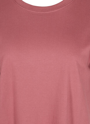 Long, short-sleeved T-shirt in cotton, Deco Rose, Packshot image number 2