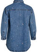 Denim shirt with embroidered motifs, Light Blue, Packshot image number 1