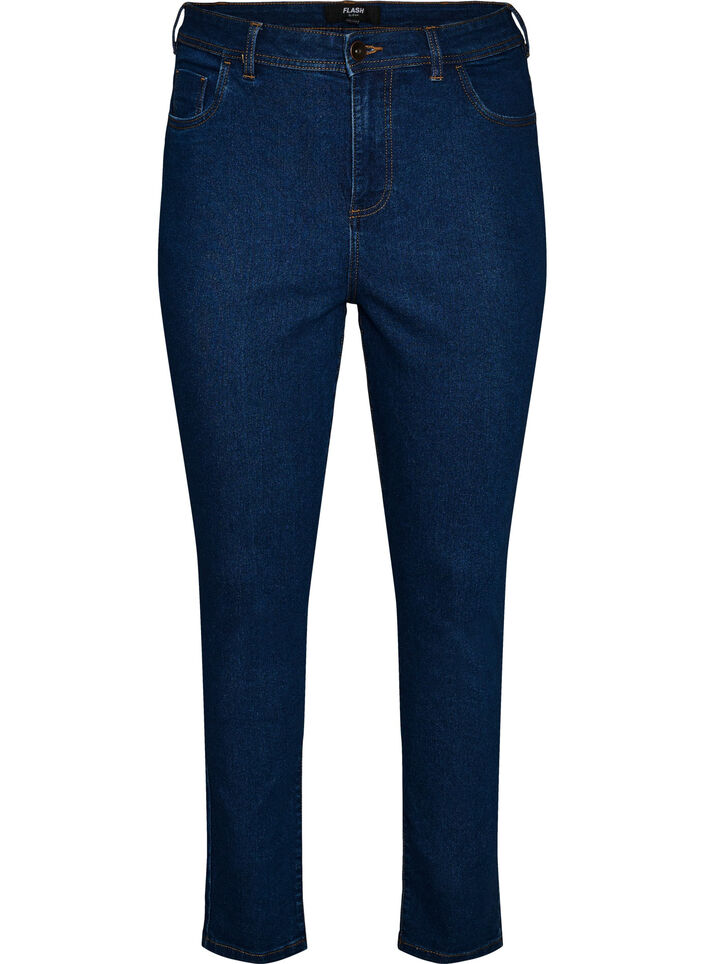 Jeans with super slim fit, Blue, Packshot image number 0