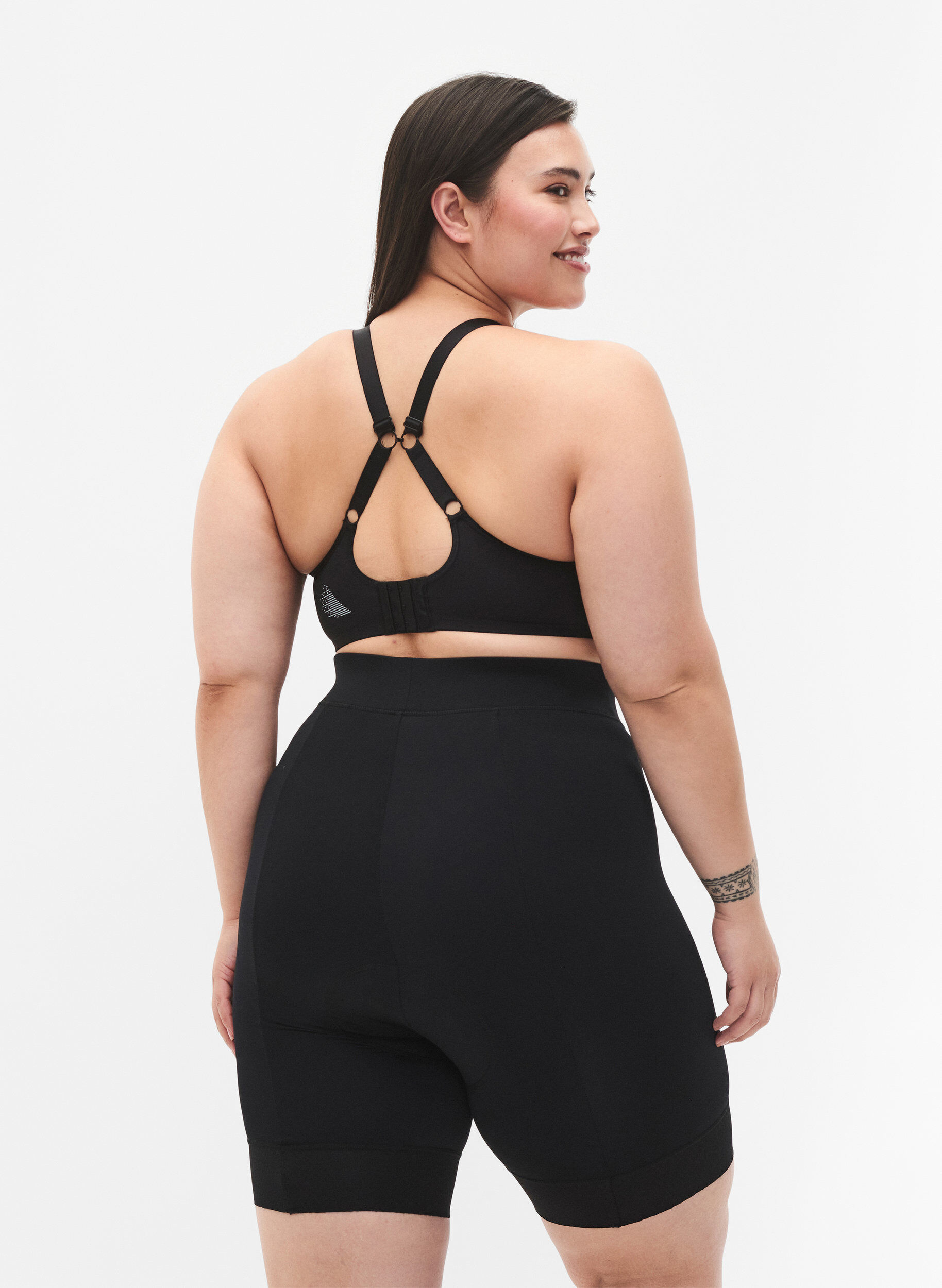 Zizzifashion Bicycle / Spinning Shorts, Black, Model image number 1