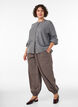 Cardigan in soft knit with gold-coloured buttons, Grey, Model image number 1