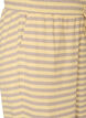 Striped pyjama bottoms with a high waist and wide legs, Yellow, Packshot image number 2