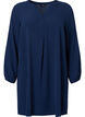 Long-sleeved V-neck dress, Navy, Packshot image number 0