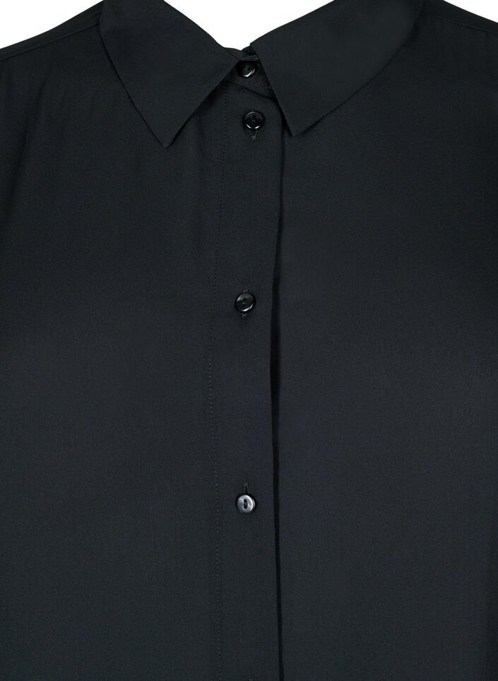 Classic shirt with long sleeves, Black, Packshot image number 2