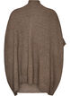 Cardigan with open front and wide sleeves, Brown, Packshot image number 1
