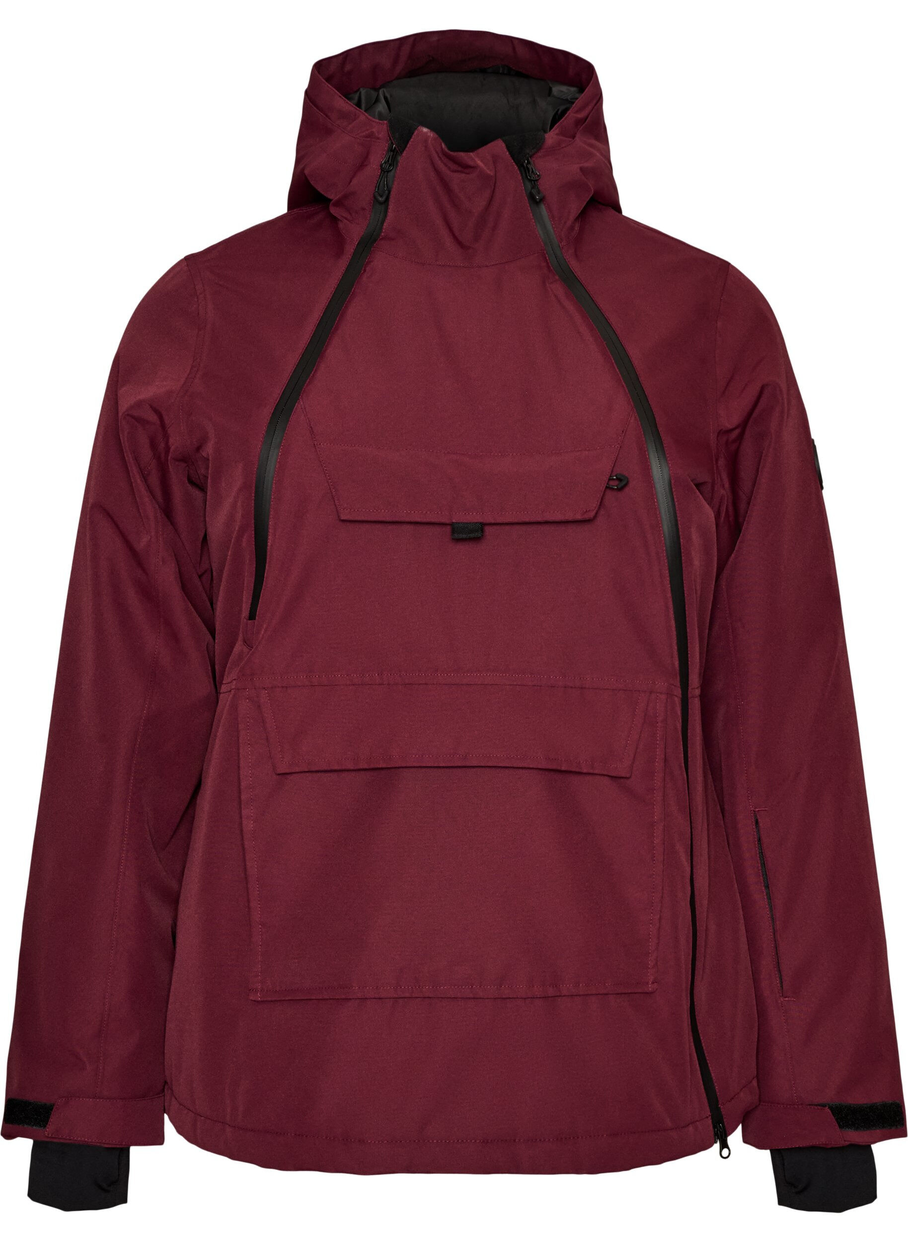 ZizzifashionFunctional ski anorak with hood, Red, Packshot image number 0