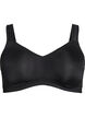 Comfort bra with padded straps, Black, Packshot image number 0