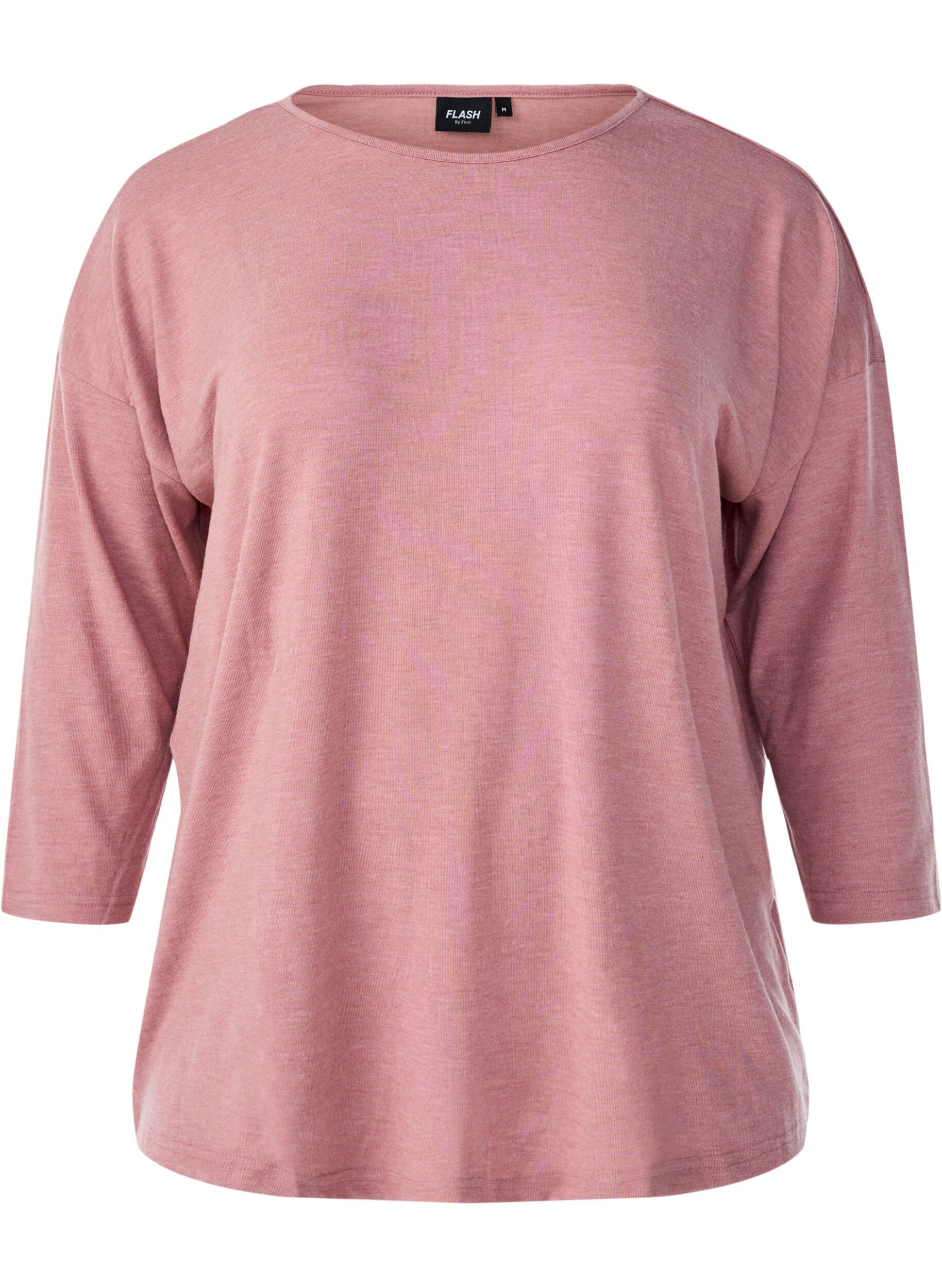 ZizzifashionJersey blouse with 3/4 sleeves, Red, Packshot image number 0