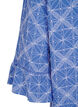 Tunic with embroidery and tie detail, Blue, Packshot image number 3